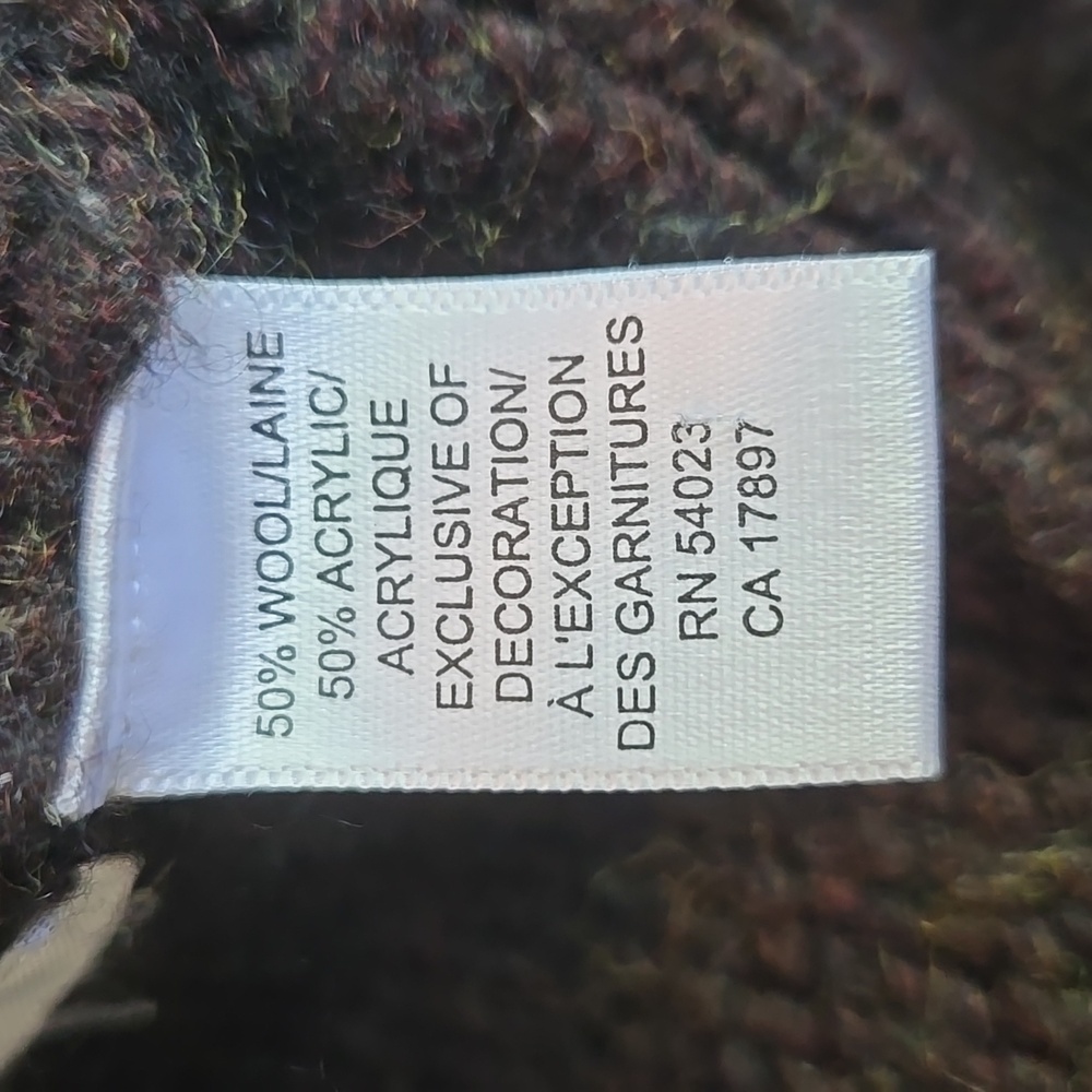 Vintage Gap Brown Wool Toggle Button Cardigan - image 7